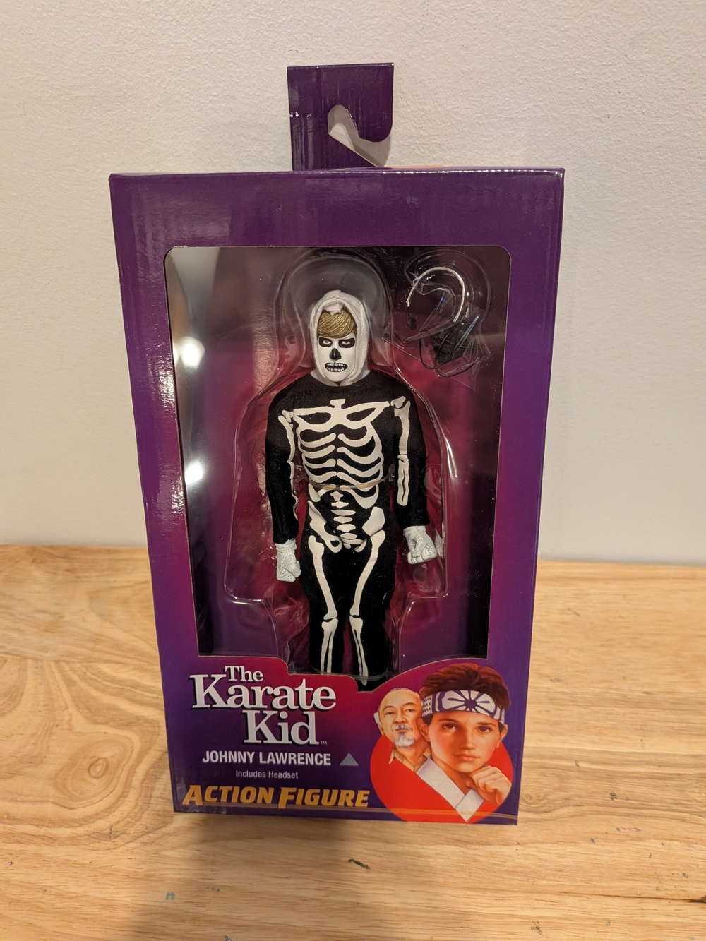 The Karate Kid Johnny Lawrence Skeleton Action Figure - Black